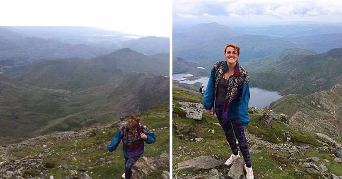 Abbie taking on Snowdon